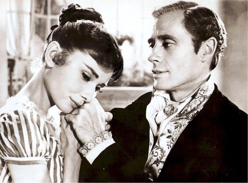screen, two people, people, star, adult, awards, females, women, classics, headshot, actress, portrait, audrey, movie, couple - relationship, celebrity