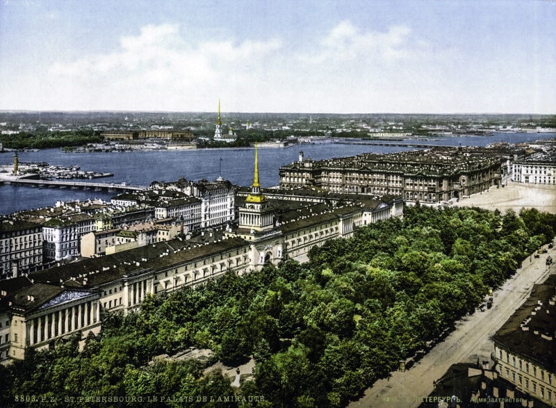 photo, 1900, built Structure, Admiralty, high angle view, connection, landscape, tree, nature, public domain, outdoors, famous Place, cityscape, 2K, city
