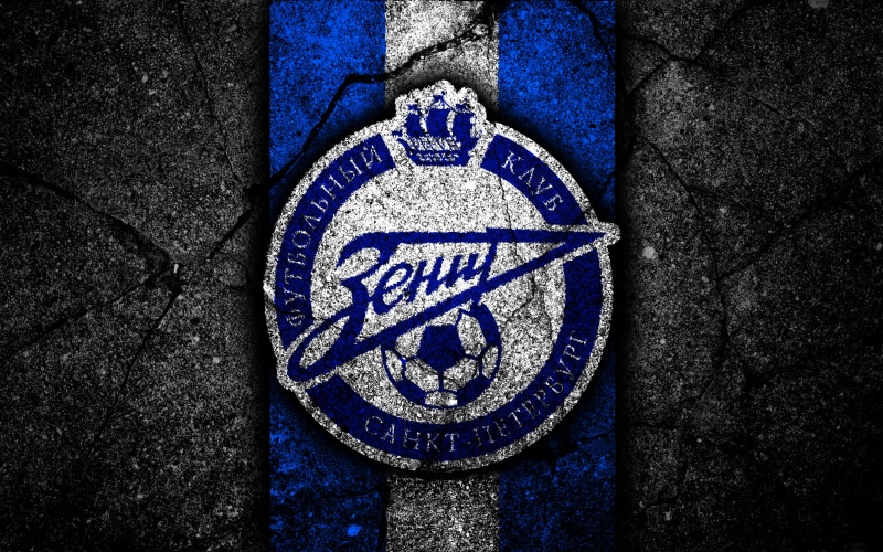 Logo, 4K, Emblem, Soccer, FC Zenit Saint Petersburg