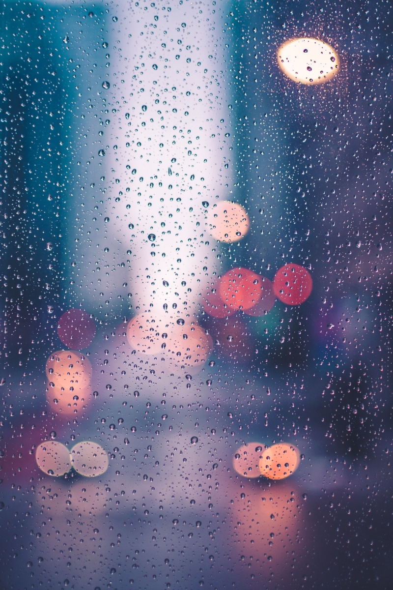 weather, full frame, transparent, drops, shiny, water, glare, winter, backgrounds, focus on foreground, window, surface, night, season, 4K, drop, light - Natural Phenomenon