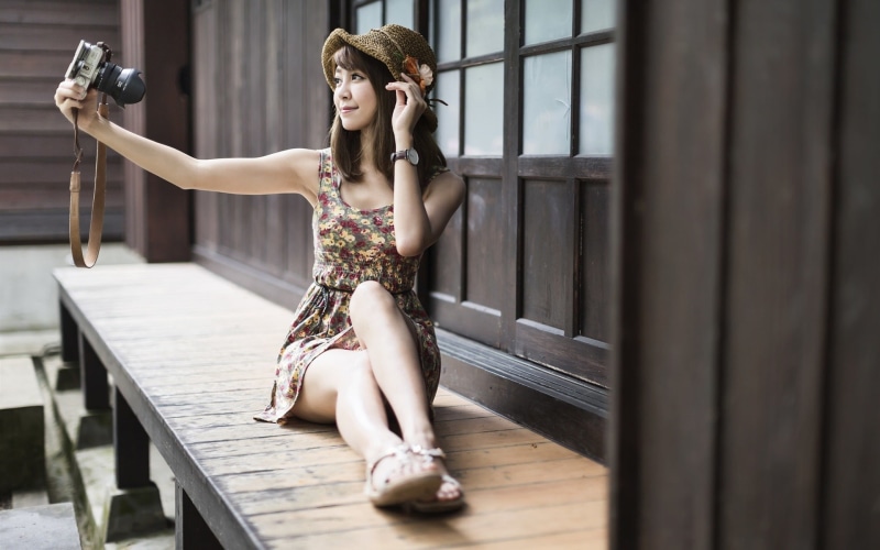 Selfie, 1080P, Asian, Girl