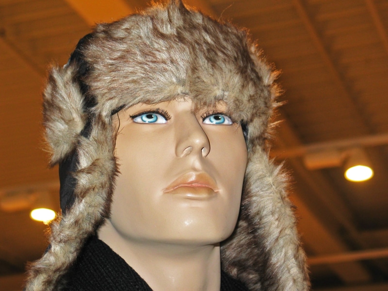fashion, coat, leisure activity, warm clothing, people, male, decoration, fur hat, clothing, faces, Figure, headshot, window, Decoration, winter, adults only