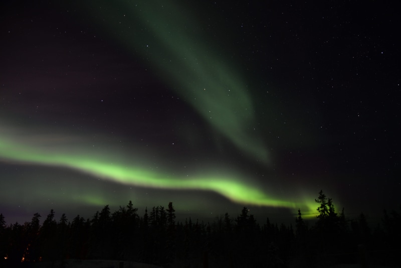 sky, landscape, aurora boreali, natural phenomenon, milky Way, nebula, tranquility, blue, aurora, environment, plant, nature, aurora Borealis, silhouette