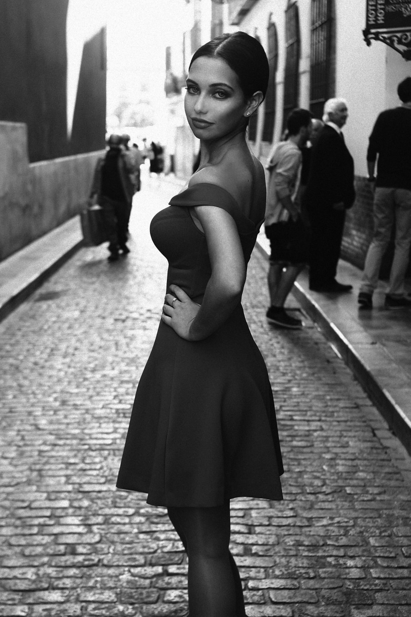 three quarter length, pose, near, mini dress, young adult, dress, 5K, italian, fashion, focus on foreground, beauty, monica belucci, people, sixties, seventies