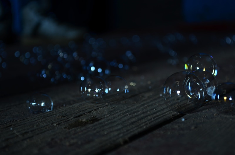 darkness, closeup, selective focus, Board, water, nightlife, surface, night, Bubbles, pattern, close-up, hotspot, brilliant, table, light, shiny, macro