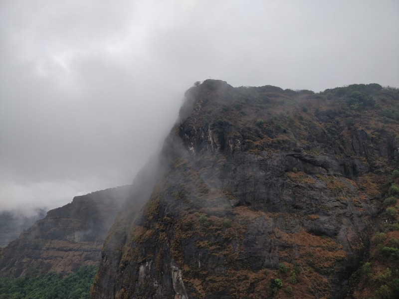 rain, india, no people, mountain, trip, geology, land, rock - object, one plus, rock, mountain peak, rock formation, beauty in nature, cloud - sky, mobile photography