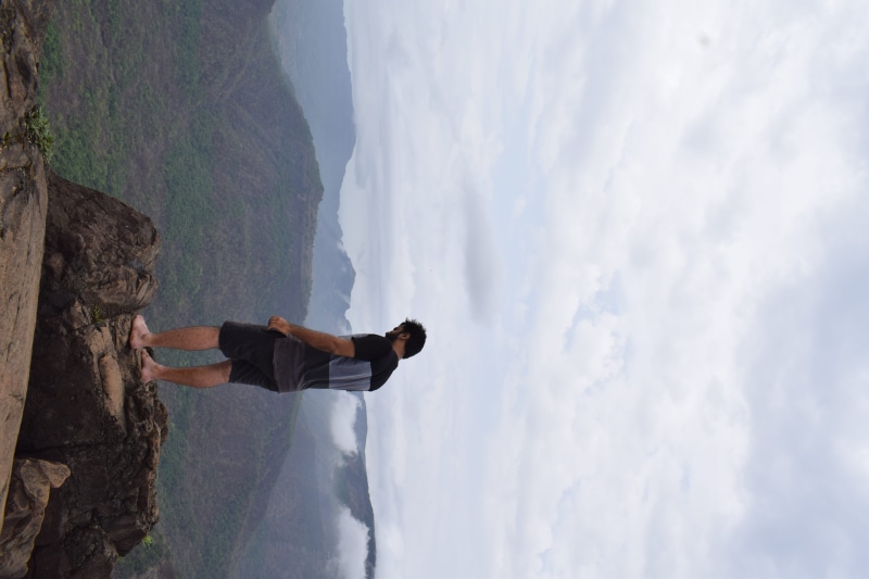 full length, monsoon, day, vacations, travel, hill, 5K, trip, fantasy, leisure activity, young adult, fog, nature, hike, holiday, cloud - sky, backpacker