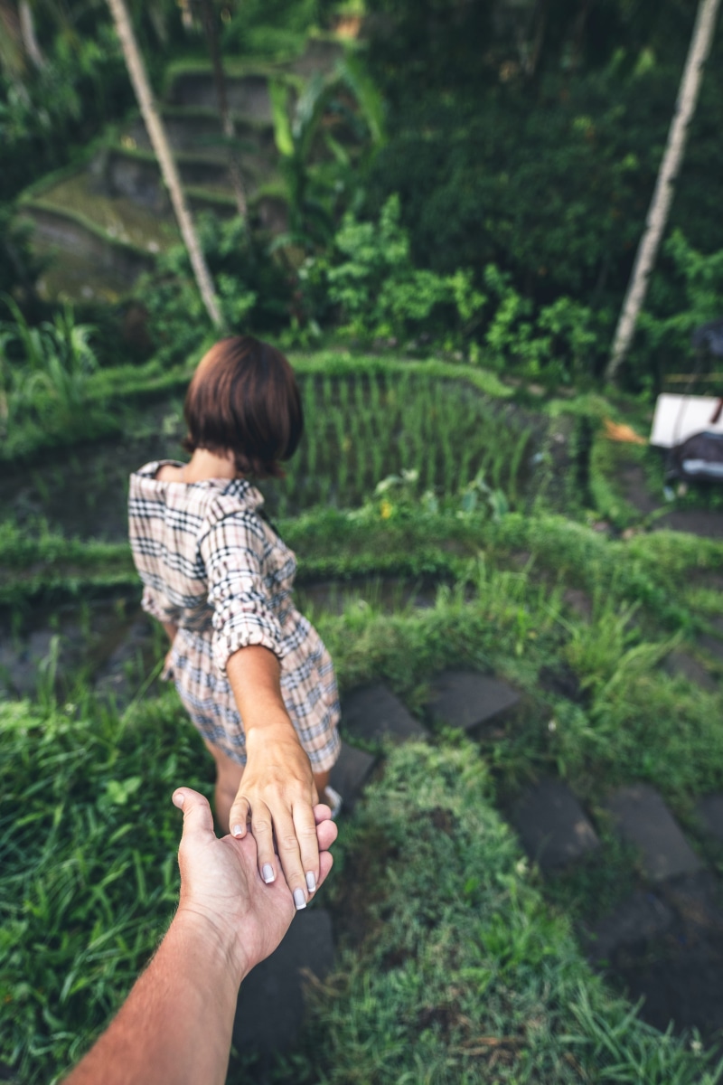 men, young, two people, child, leaf, lifestyles, smiling, human hand, childhood, woman, marriage, humans, nature, tree, holding hands, portrait, relaxation