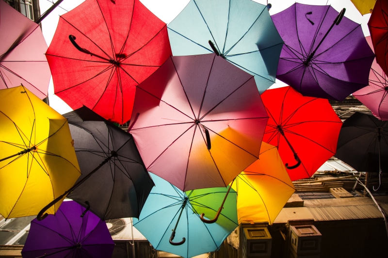 building exterior, weather, copy space, decor, low angle view, red, multi Colored, balloon, selective focus, 5K, protection, vivid color, full frame, backgrounds