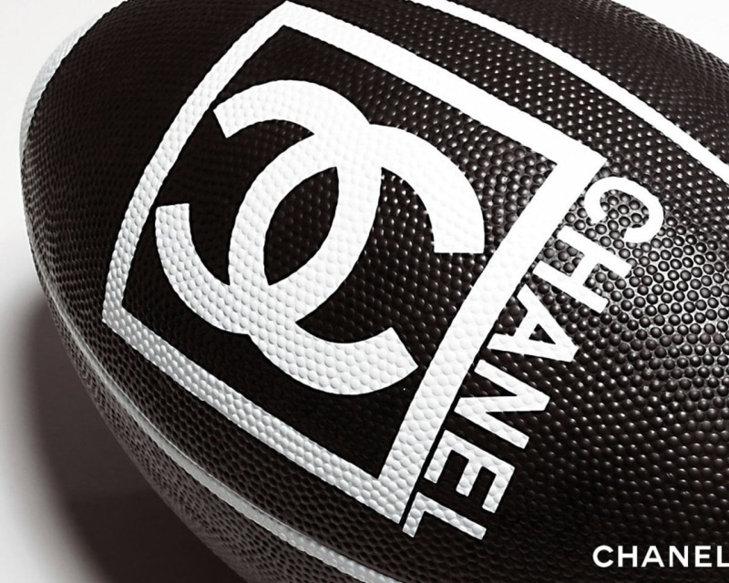 720P, Ball, high angle view, white color, pattern, western script, drink, text, business, red, black color, extreme close-up, textile, sign, number, Chanel