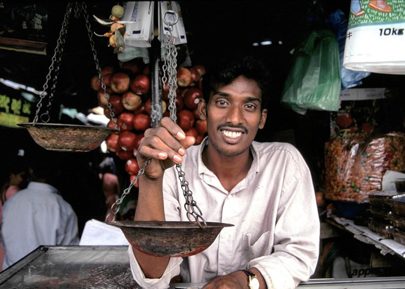 chef, business, food and drink, seller, cultures, man, asia, shopkeeper, white, waist up, people, holding, selling, occupation, adult, market, happy, incidental people