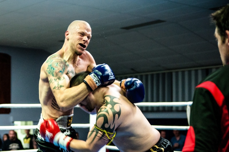 muscular build, combat, shirtless, fitness, boxing ring, healthy lifestyle, athlete, competitive sport, fighter, boxing - sport, aggression, punching, vitality