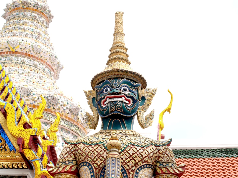 belief, palace, tourism, sculpture, royal, travel, grand, ethnicity, old, wat, structure, buddha, city, demon - fictional character, daytime, pagoda, spirituality