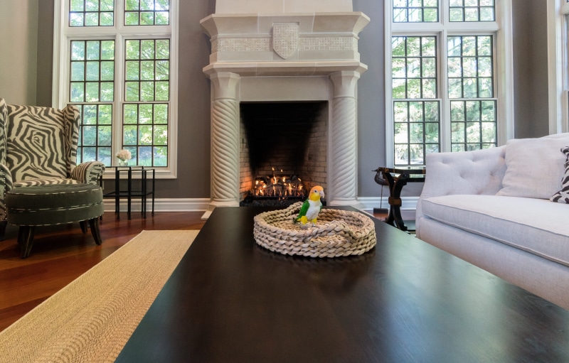 trendy, flooring, coffee table, living, table, luxury, cozy, no people, window, domestic room, brown, lamp, wooden, room, interior, house, furniture, mansion
