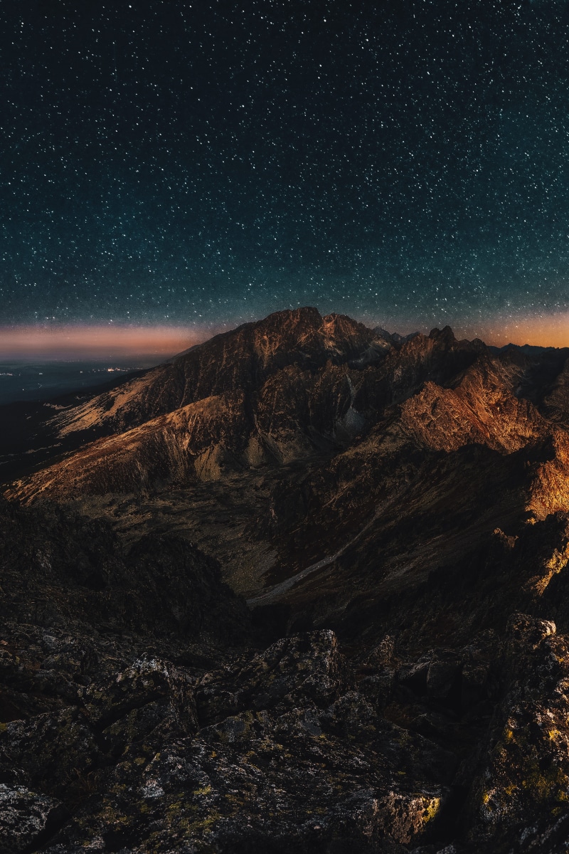 exploration, summit, astrophotography, astronomy, starry, sky, long exposure, galaxy, mountain, travel, light, light - Natural Phenomenon, landscape, dolomite