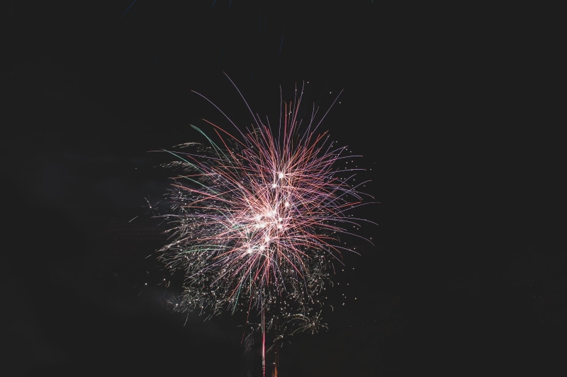 exploding, purple, firework display, outdoors, illuminated, color, fireworks, 14juillet, feu dartifice, nightphotography, copy space, photography, celebration