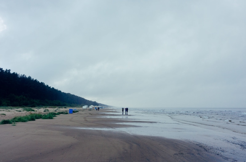 water, trip, raindrop, latvia, outdoors, horizon over water, sky, cloud - sky, sand, baltics, meditation, rest, shore, season, 2K, tranquil scene, nature