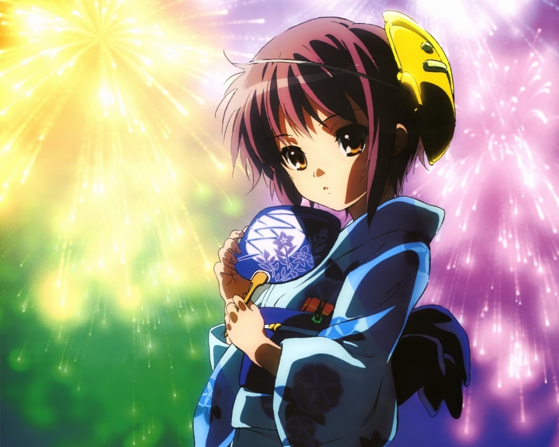 Nagato Yuki, The Melancholy of Haruhi Suzumiya, art and craft, male likeness, amusement park, anime, no people, toy, human representation, arts culture and entertainment