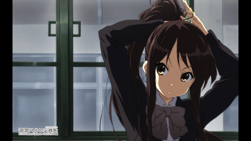 human representation, art and craft, lifestyles, The Melancholy of Haruhi Suzumiya, hairstyle, Suzumiya Haruhi no Yuutsu, focus on foreground, day, window