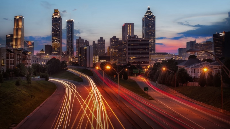 colorful, cityscape, long exposure, building, light trail, city, light trails, concrete, building exterior, lights, financial district, motion, speed, office building exterior