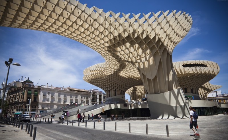 5K, Sevilla, tourism, travel, Metropol Parasol