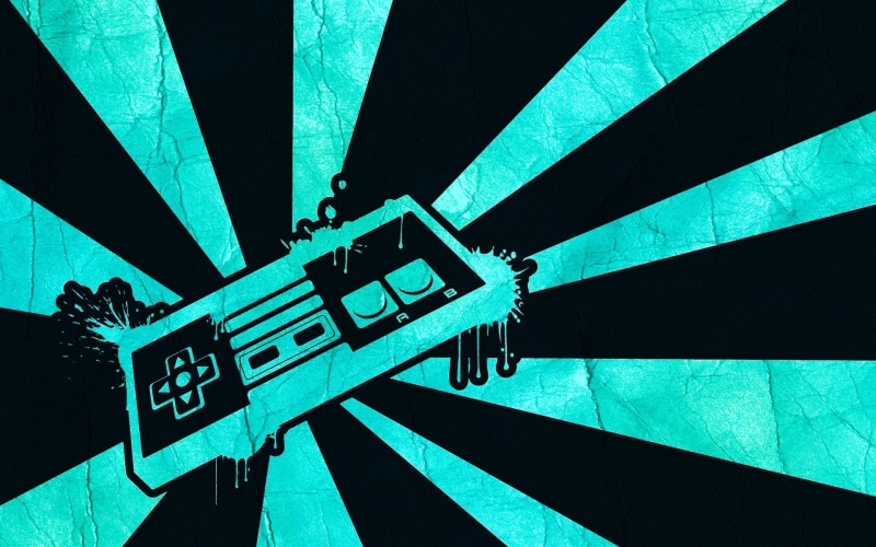1080P, communication, digital art, low angle view, close-up, transportation, video games, bridge, controllers, Nintendo, bridge - man made structure, retro games