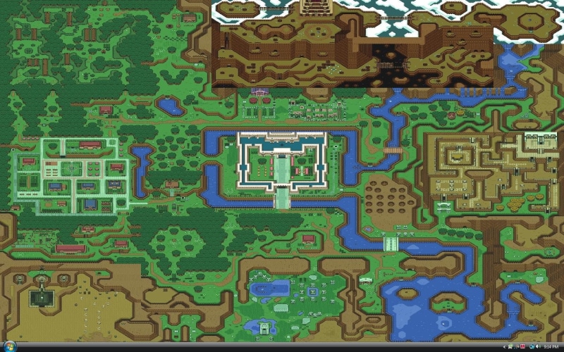 Map, 720P, Zelda, The Legend of Zelda: A Link to the Past