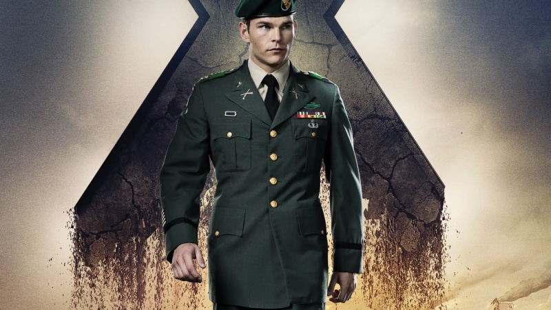 outdoors, government, three quarter length, looking at camera, sunglasses, young adult, day, X-Men: Days of Future Past, clothing, uniform, fashion, real people