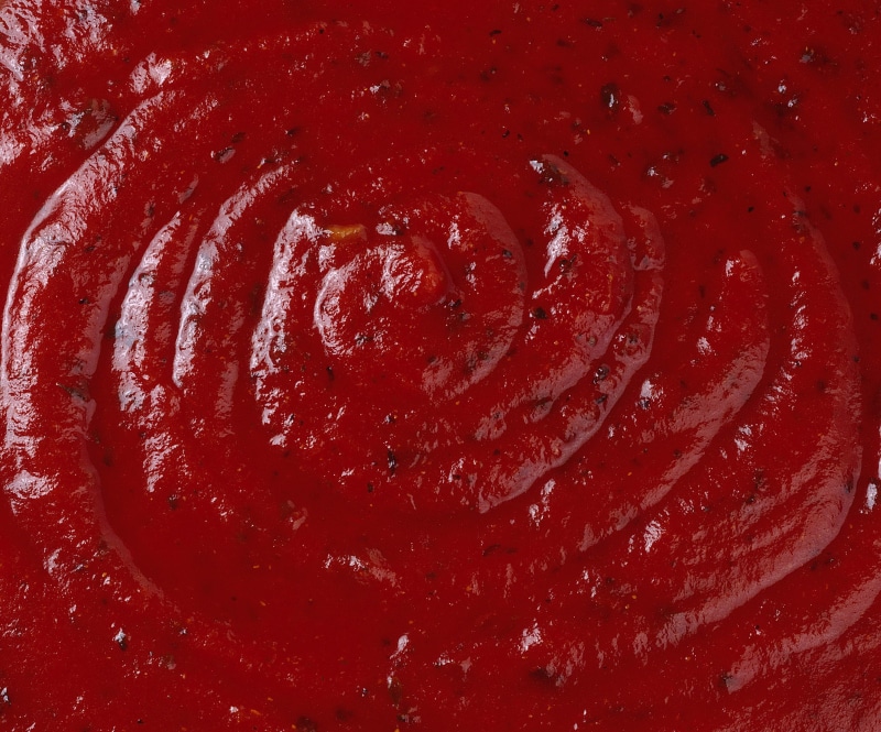 close-up, high angle view, dessert, berry fruit, indoors, temptation, red, paste, wellbeing, food, fruit, backgrounds, tomatoes, ketchup, full frame, freshness