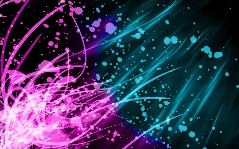 streaks, 480P, abstract, paint splatter