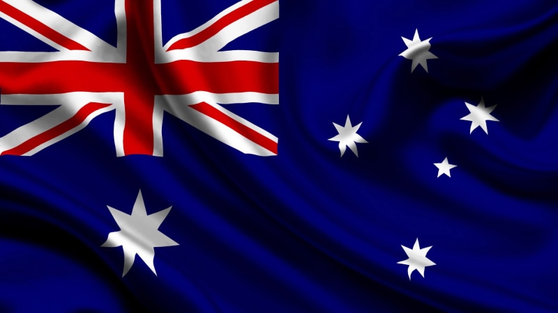 striped, star shape, flag, design, pride, blue, patriotism, shape, maple leaf, independence, government, white color, Australia, democracy, freedom, 1080P