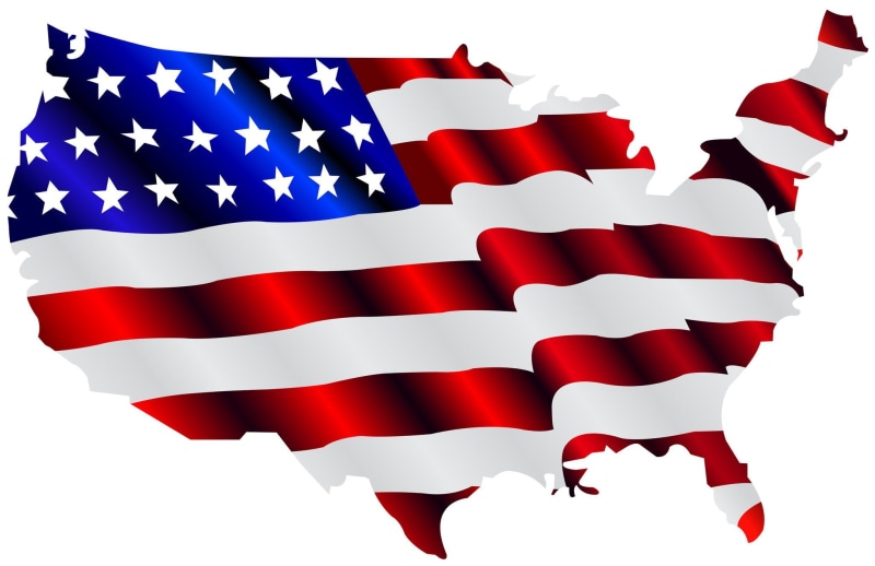 striped, pattern, government, shape, democracy, studio shot, cut out, red, white color, flag, no people, 1080P, star shape, blue, white background, patriotism