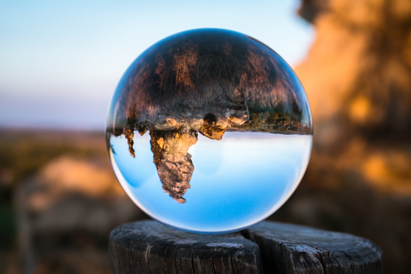 crystal, concepts, blue, water, ball, backgrounds, shape, nature, space, world Map, reflection, shiny, earth, 5K, horizon, global, glass - material, science