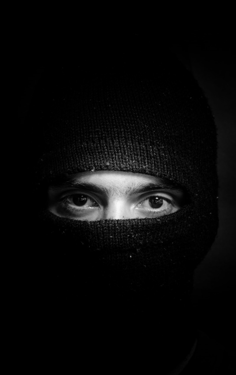 dark, real people, human eye, look, eyebrow, spooky, obscured face, hood, reflecting, observe, faces, revolution, front view, beauty, portrait, eye, head