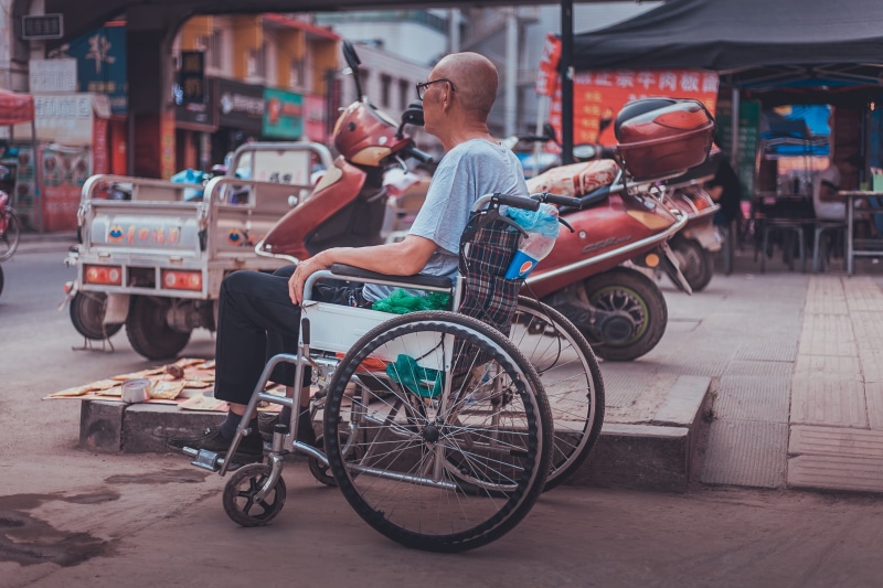 cultures, rickshaw, travel, senior adult, mode of Transport, man, adults only, the street, small business, disabled, shirt, urban Scene, street, day, indian Ethnicity