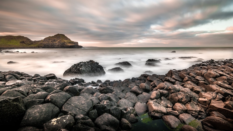 sony a7, rocks, clouds, mountain, long exposure, view, Northern Ireland, northern, sky, europe, water, photography, travel, body of water, GB, United Kingdom