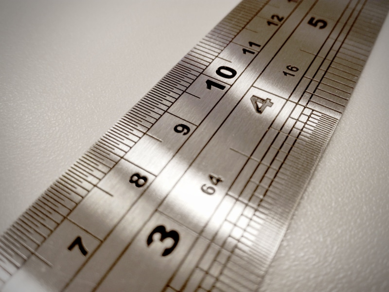 metal, dimensions, manual, aluminum, metal ruler, instrument, no people, time, workshop, single object, numbering, centimeter, meters, studio shot, work tool