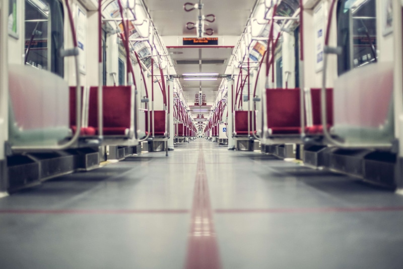 empty, station, public transportation, mode of transportation, no people, 4K, the way forward, hallway, vehicle seat, selective focus, train, tube, long