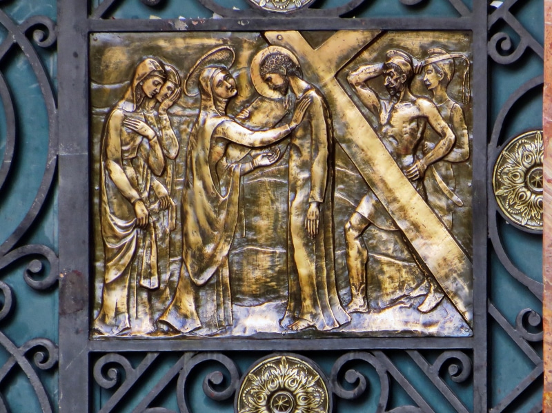 architecture, spirituality, representation, cultures, bronze medallions, carving - Craft Product, bas relief, 2K, metal, sculpture, cuenca, crucifixion