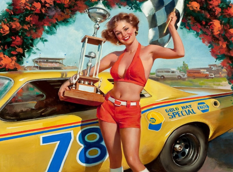 standing, looking at camera, happiness, human arm, real people, transportation, hairstyle, mode of transportation, bassiere, smiling, Racer, hair, emotion