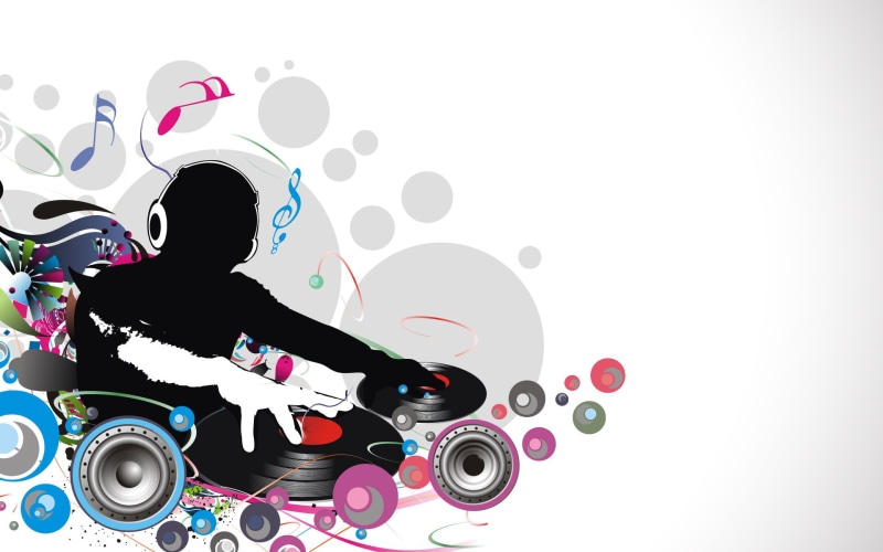 music, doodles, turn, 1080P, dj, musical