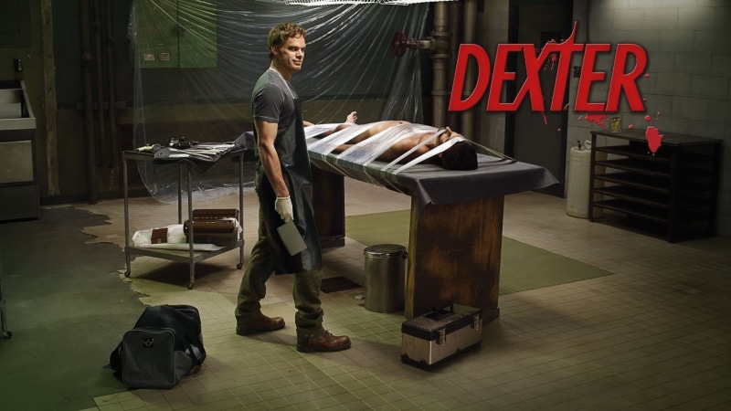 1080P, Dexter Morgan, mid adult, Michael C. Hall, TV, wooden, occupation, communication, looking at camera, standing, travel, indoors, journey, transportation