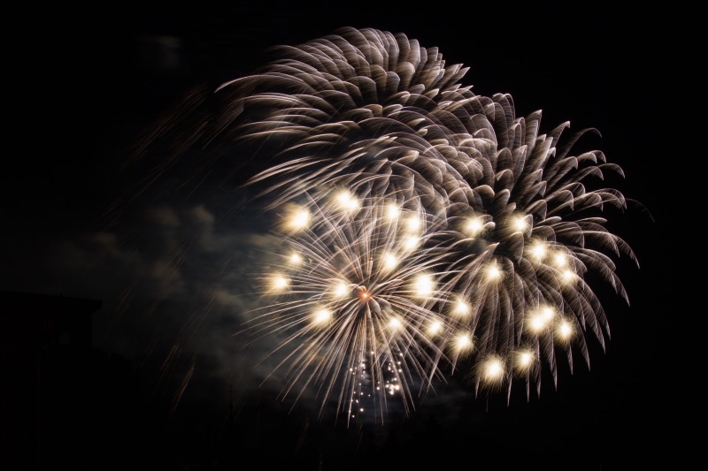 rocket, black color, celebration, low angle view, new years eve, sky, black background, sparks, 2K, firework - man made object, no people, Turn, pyrotechnics
