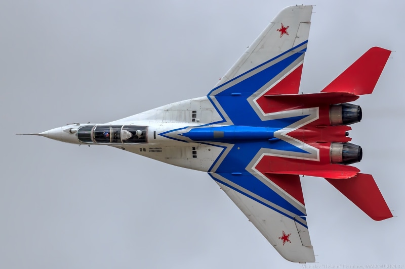 side view, 2K, nature, airplane, aerospace industry, army, outdoors, day, on the move, turning, military, fighter plane, Russian Army, military aircraft
