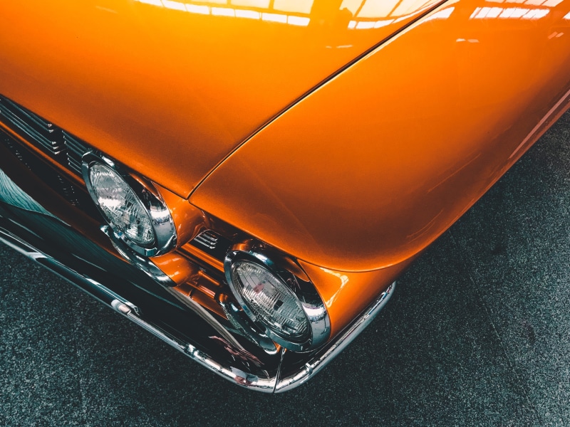 high angle view, wheel, mode of transportation, close-up, iphone, oldtimer, street, transportation, retro styled, us car, no people, road