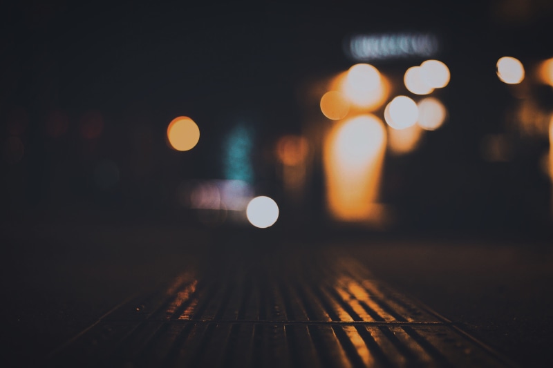 teal, glowing, pattern, city, selective focus, nature, light - natural phenomenon, vail, architecture, defocused, bokeh, street, light, moody, no people