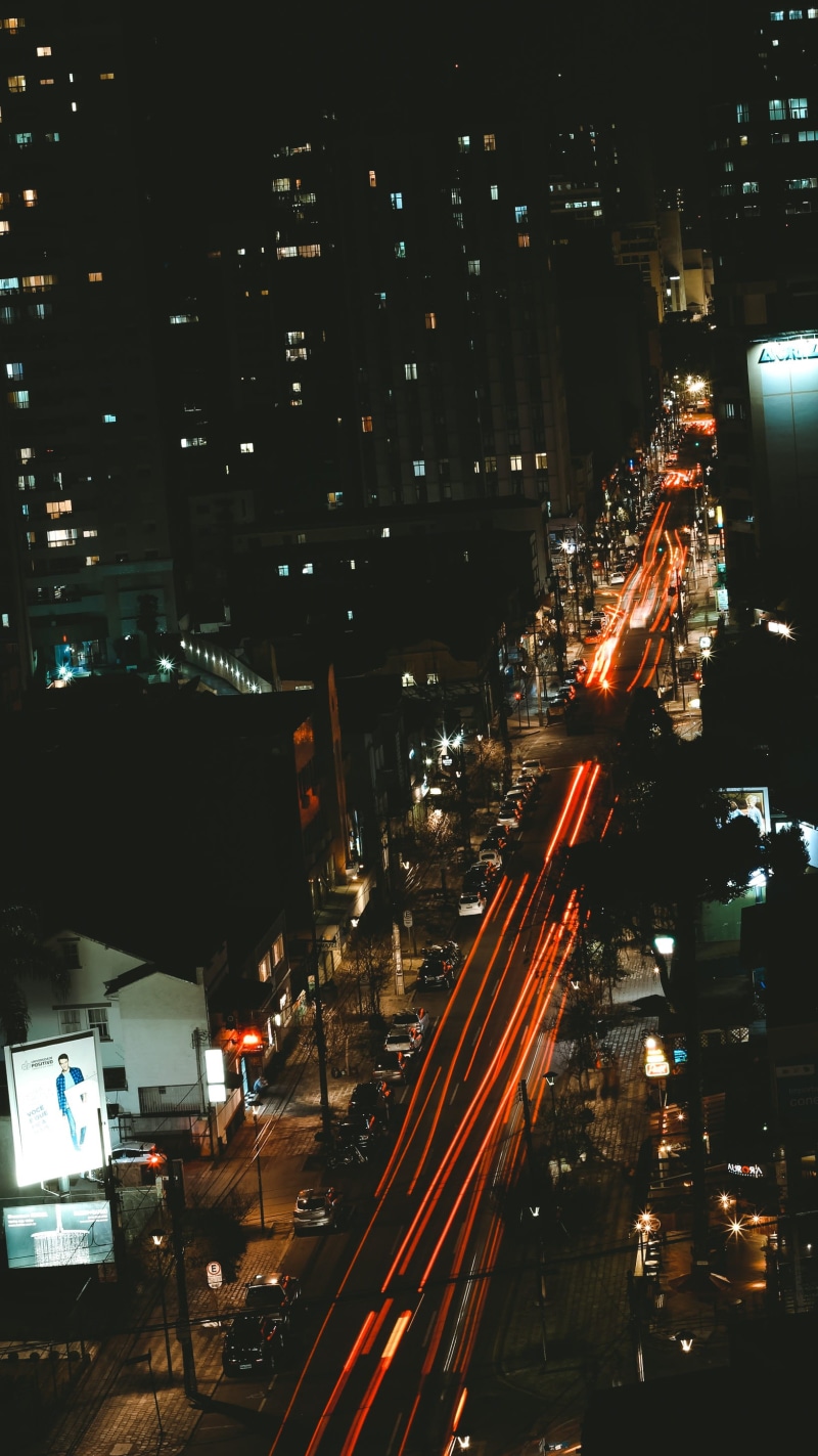 modern, travel, mode of transportation, city street, no people, road, dark, transportation, lights, city, blur, fast, long exposure, vehicles, built structure