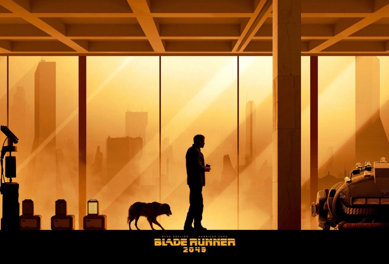 Rick Deckard, Blade Runner 2049, Movie, 2K, Dog