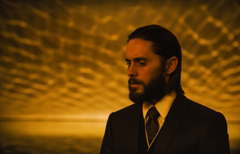 suit, business person, business, businessman, movies, 1080P, formalwear, males, actor, contemplation, brick, beard, front view, Blade Runner 2049, well-dressed