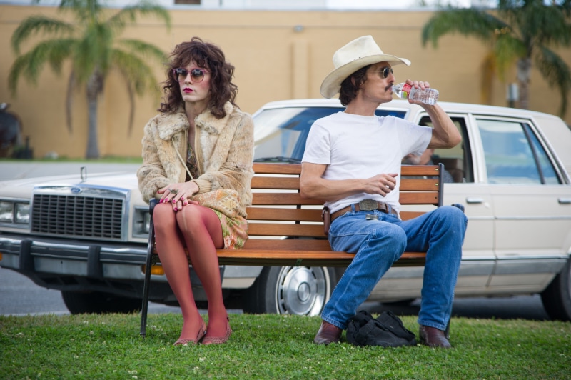 Dallas Buyers Club, Jared Leto, based on real events, shop, Matthew McConaughey, Rayon, car, Ford, the film, Radius, 4K, Ron Woodroof